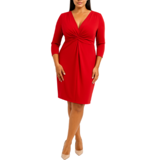 Red Dress with tie