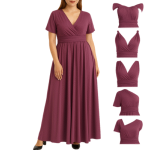 Maroon Maxi Infinity Dress