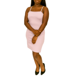 Lilac Mini Dress with Slit