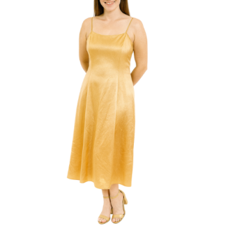 Yellow Ombre Midi Dress