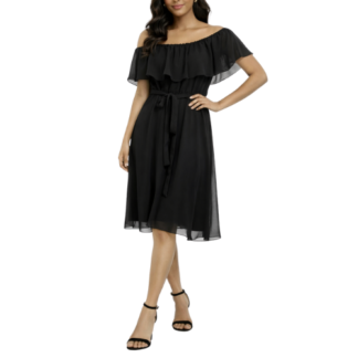 Black Midi Dress