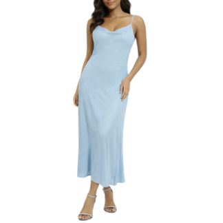 Light Blue Midi Dress