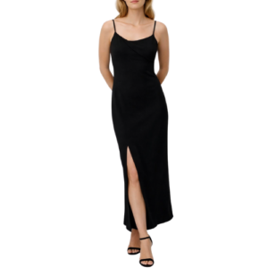 Black Maxi Dress with 2 Slits