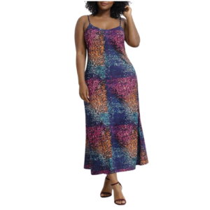 Midi Purple Thin Strap Dress